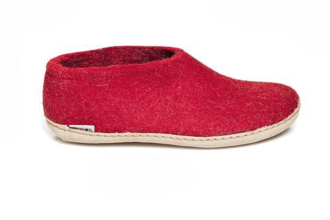Pantoufle glerups soulier rouge