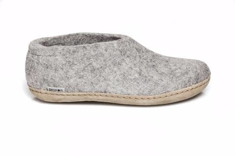 Pantoufle glerups soulier grise